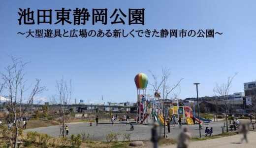 池田東静岡公園～大型遊具と広場のある新しくできた静岡市の公園～